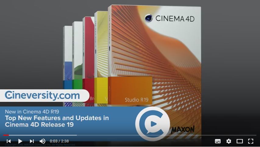 Cinema 4D R19: Introduction